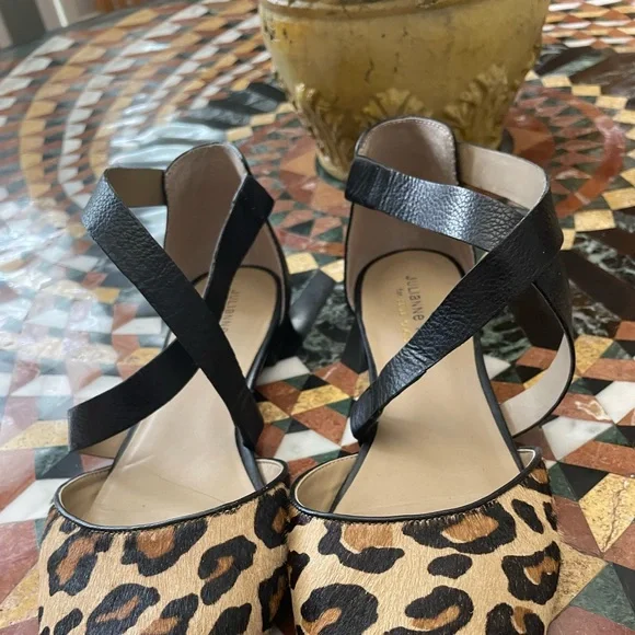 Cute shoes styled like dancing shoes by Julianne Hougey leopard & leather - Picture 3 of 6
